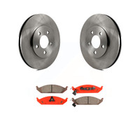 Front Disc Rotors and Semi-Metallic Brake Pads Kit by Transit Auto K8S-100191