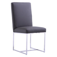 Brayden Studio Daleila Leather Side Chair Dining Chair