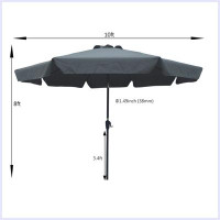 Arlmont & Co. Silina Modern Outdoor Patio Umbrella With Tilt