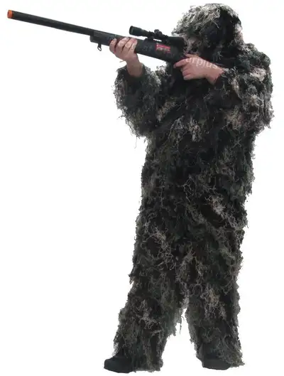 Great for airsoft/paintball snipers or for Swamp Thing Halloween costumes Features Great for hunting...