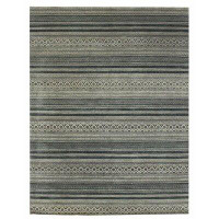 Landry & Arcari Rugs and Carpeting Guards Handwoven Area Rug in Brown/Beige/Blue