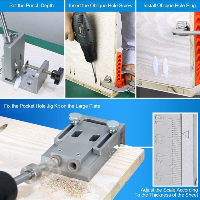 Pocket Hole Jig Kit in Hardware, Nails & Screws - Image 4