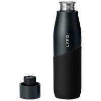 LARQ Movement PureVis 710ml (24 oz.) Stainless Steel Water Bottle with Self-Cleaning Mode - Black/Onyx