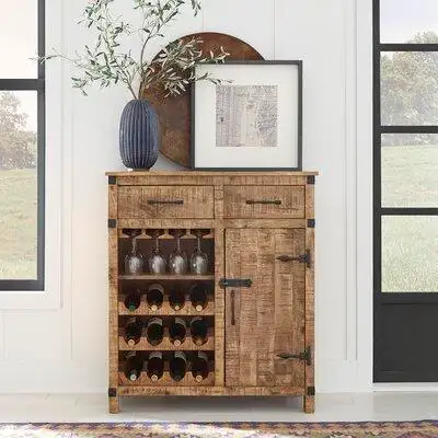 Kelly Clarkson Home Archimedes Bar with Wine Storage