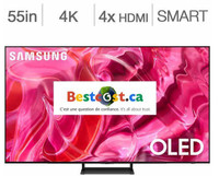 Télévision OLED 55 POUCE QN55S90CAFXZC 4K ULTRA UHD HDR DOLBY Atmos SMART TV Tizen Samsung - BESTCOST.CA