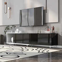 Brayden Studio Modern TV Stand With Drawers For 80+Inch TV