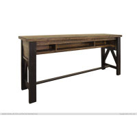 Artisan Home Furniture Loft Brown Counter Height Sofa Table
