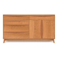 Copeland Furniture Catalina 5 Drawer 66.13" W Combo Dresser