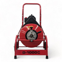 HOC D100C 100 FOOT POWER FEED DRAIN CLEANER 100 FOOT DRAIN CLEANER + FREE SHIPPING + 90 DAY WARRANTY
