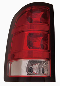Tail Lamp Driver Side Gmc Sierra 1500 2010-2011 1500 Base Model Dark Red Trim Small 921 Back-Up Bulb High Quality , GM28