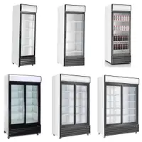 Commercial Single And Double Glass Door Display Coolers