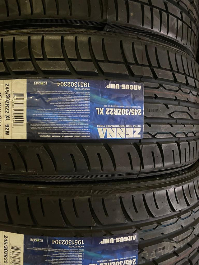 FOUR NEW 245 / 30 R22 AND 285 / 25 R22 ZENNA ARGUS UHP TIRES -- SALE in Tires & Rims in Toronto (GTA)