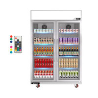 Aplancee Display Merchandiser Refrigerator 48" W 38.5 Cu.ft Glass Door