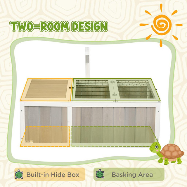 Tortoise House 36" x 24" x 13" Grey in Accessories - Image 4