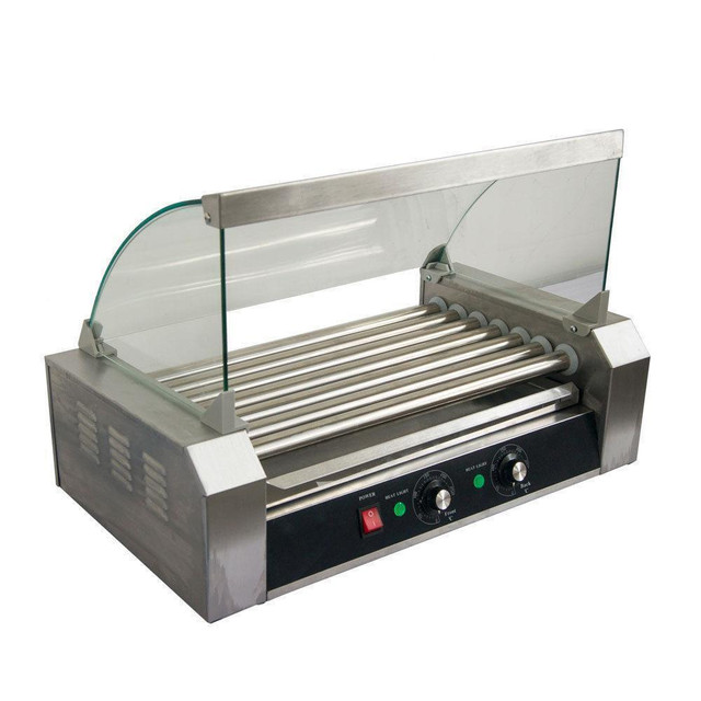 New Commercial 18 Hot Dog Hotdog 7 Roller Grill W/cover Stainless in Other Business & Industrial - Image 2