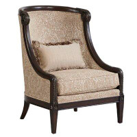 Lark Manor Amitava 30" Wide Polyester Down Cushion Wingback Chair
