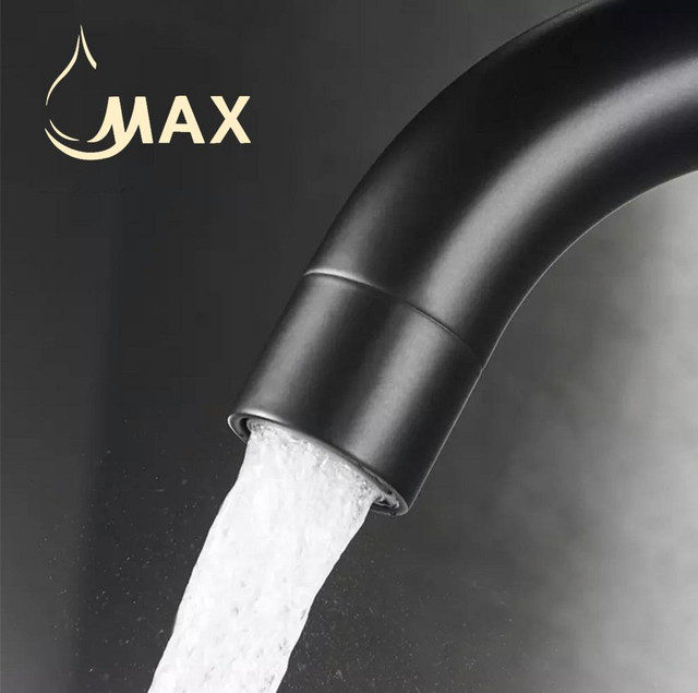 https://maxfaucets.ca/products/swivel-bathroom-faucet-side-handle-with-pop-up-drain-shiny-gold-finish in Plumbing, Sinks, Toilets & Showers - Image 4