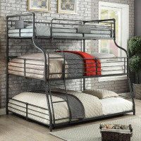 Isabelle & Max™ Metal Twin Over Full Over Queen Triple Bunk Bed In Antique Black