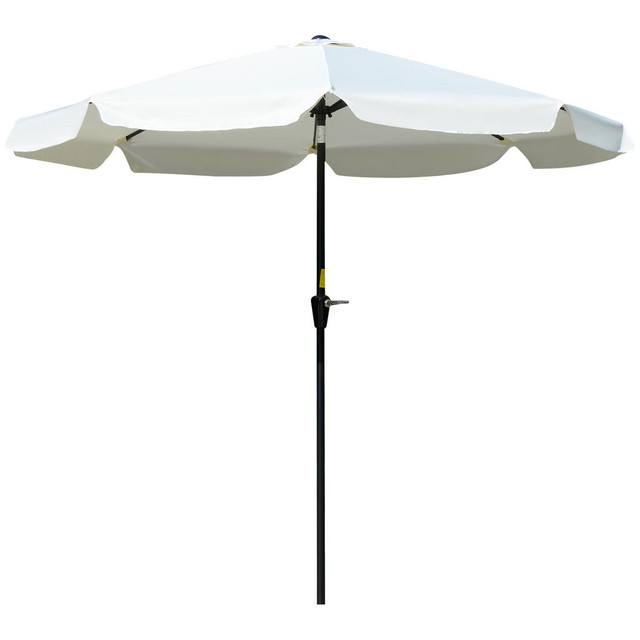 Patio Umbrella 104.7" x 104.7" x 97.8" Cream White in Patio & Garden Furniture - Image 2