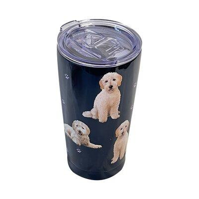 E&S Pets Beagle Serengeti 16 Oz. Stainless Steel, Vacuum Insulated Tumbler With Spill Proof Lid - 3D Print - Insulated T in Vacuums