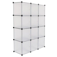 Rebrilliant 13.8" X 13.8" Each Cube Storage Shelf White