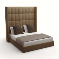 Brayden Studio Tufted Upholstered Low Profile Standard Bed