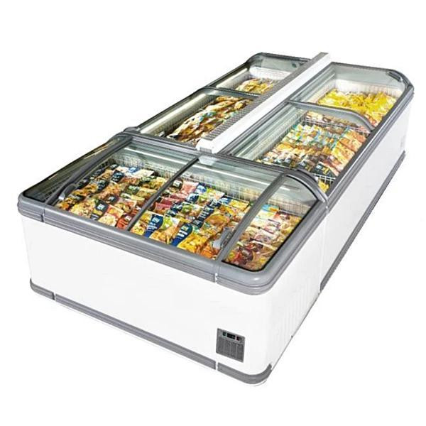 98 CHEF Commercial Island Freezer | Grocery Store Equipment in Industrial Kitchen Supplies