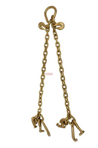 NEW V CHAIN BRIDAL RTJ CLUSTER HOOK & GRAB HOOKS 3 LEGS TOW CHAIN T3FTC