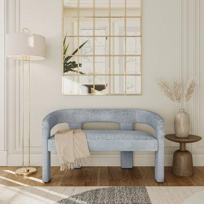 Joss & Main Anouchka Luxury Upholstered Bench in Couches & Futons