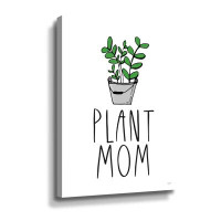 Trinx Plant Mom Gallery Wrapped Canvas