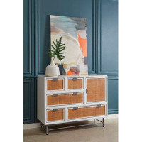 Pulaski Furniture 5-Drawer Accent Chest with Cabinet