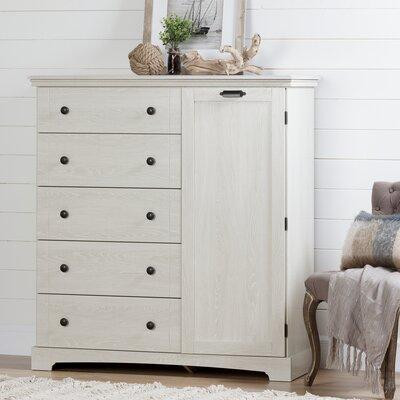 South Shore Avilla 5 Drawer Combo Dresser in Dressers & Wardrobes