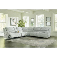 Signature Design by Ashley McClelland 6 - Piece Upholstered Power Reclining Sectional