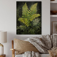 Bayou Breeze Ferns Plant Timeless Elegance I On Wood Print