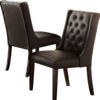 Wildon Home® Brooklynmarie Tufted Wing Back Side Chair Dining Chair