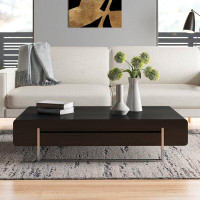 Wade Logan Gonsales Sled Coffee Table with Storage