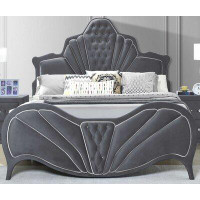 Mutsumi Home Studio Lieran King Upholstered  Bed 2