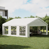Party Canopy 236.2" x 236.2" x 124'' White