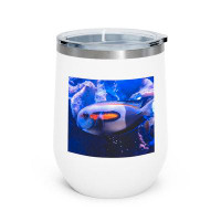 Marick Booster Light White Fish 12Oz Insulated Wine Tumbler
