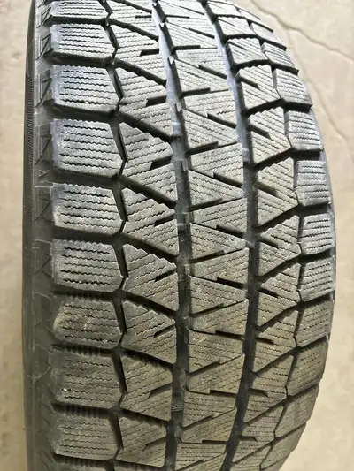 4 pneus dhiver P225/45R17 91H Bridgestone Blizzak WS-80 39.5% dusure, mesure 7-7-5-7/32