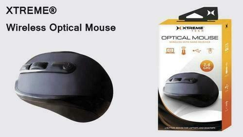 XTREME 3 Buttons Wireless Optical Mouse - 2.4 GHz with NANO Receiver - Black in Mice, Keyboards & Webcams - Image 3