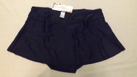 Women's swim skirt shorts, size small only, navy blue