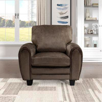 Ebern Designs Mosely Microfiber Upholstered Living Room Chair