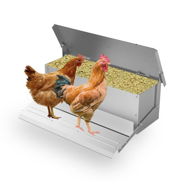 NEW 10 KG AUTOMATIC PEDAL SELF OPENING CHICKEN FEEDER S1227 in Other in Alberta