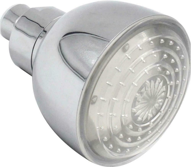 HYPE GLOW® COLOUR-CHANGING LED SHOWER HEAD -- NO BATTERIES NEEDED! in Plumbing, Sinks, Toilets & Showers - Image 4