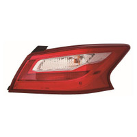 Tail Lamp Passenger Side Nissan Altima 2017-2018 Sr Model With Dark Red Bezel Economy Quality , NI2805111U