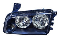 Head Lamp Driver Side Dodge Charger 2006-2007 Small Amber Lens Over Turn Signal Front Om 11/08/2006 Capa , Ch2502163C