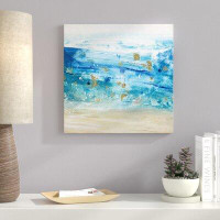 Ebern Designs 'Sea Glass Summer I' Acrylic Painting Print on Canvas