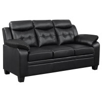 Latitude Run® Finley Tufted Upholstered Sofa Black
