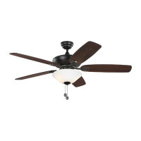 Generation Lighting Fan Collection 52"  5 - Blade Standard Ceiling Fan with Pull Chain and Light Kit Included